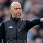 Erik ten Hag di pertandingan terakhir untuk Manchester United