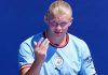 Erling Haaland pemain Manchester City