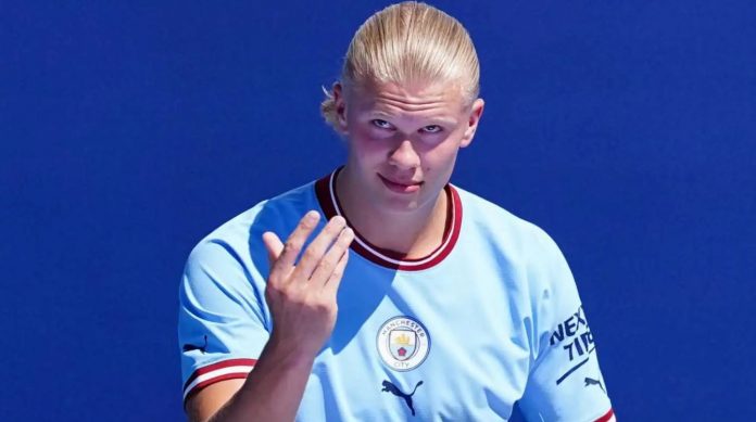 Erling Haaland pemain Manchester City