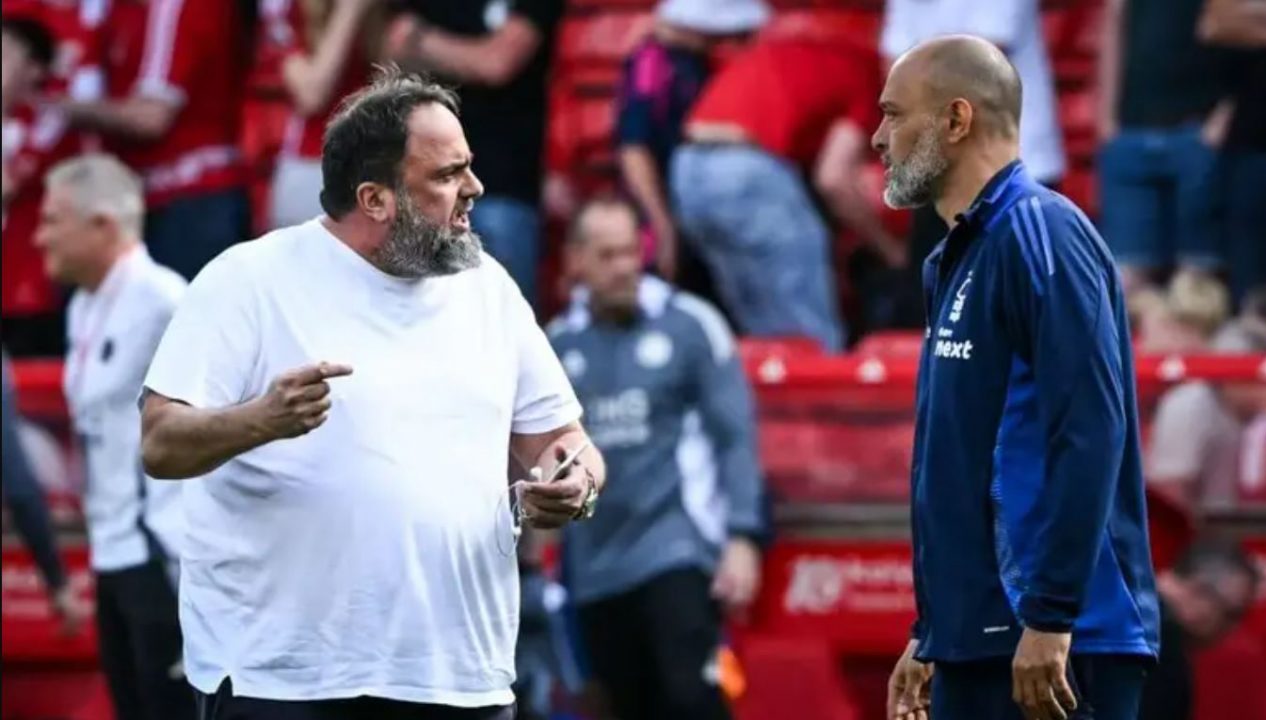 Evangelos Marinakis pemilik Nottingham Forest dan Nuno Espirito Santo