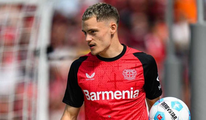 Florian Wirtz di laga Bayer Leverkusen vs Borussia Dortmund