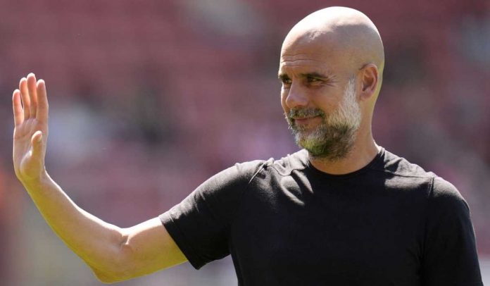 Gestur Pep Guardiola di laga Southampton vs Manchester City