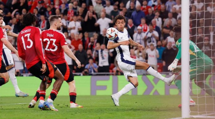 Hasil babak pertama Final Liga Europa antara Tottenham Hotspur vs Manchester United