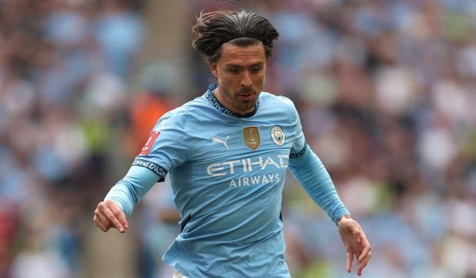 Jack Grealish di laga Nottingham Forest vs Manchester City