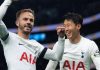 James Maddison dan Song Heung Min pemain Tottenham Hotspur