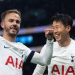James Maddison dan Song Heung Min pemain Tottenham Hotspur
