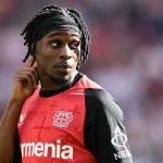 Jeremie Frimpong di laga Bayer Leverkusen vs Union Berlin