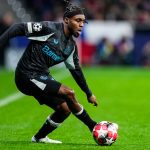 Jeremie Frimpong pemain Bayer Leverkusen