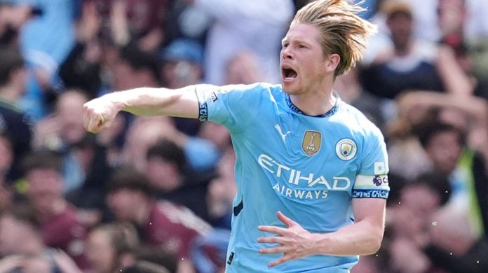 Kevin De Bruyne pemain Manchester City