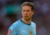 Kevin de Bruyne di laga Crystal Palace v Manchester City