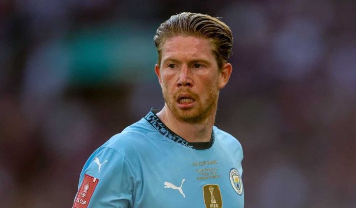 Kevin de Bruyne di laga Crystal Palace v Manchester City