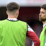 Kieran Tierney dan Jorginho memainkan laga kandang terakhir Arsenal
