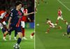 Kontorversi Penalti di laga PSG vs Arsenal