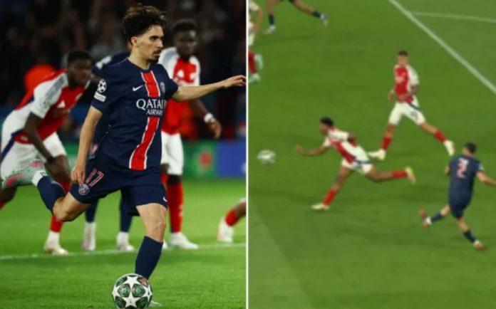 Kontorversi Penalti di laga PSG vs Arsenal
