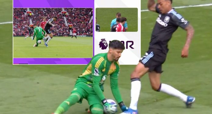 Kontroversi gol Aston Villa di Old Trafford
