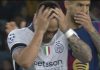 Lautaro Martinez cedera di laga Barcelona vs Inter Milan