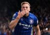 Liam Delap pemain Ipswich Town