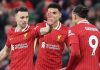 Luis DIaz, Diogo Jota dan Darwin Nunez trio penyerag Liverpool