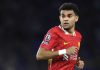 Luis Diaz di laga Brighton vs Liverpool