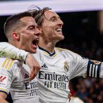 Luka Modric dan Lucas Vazquez pemain Real Madrid