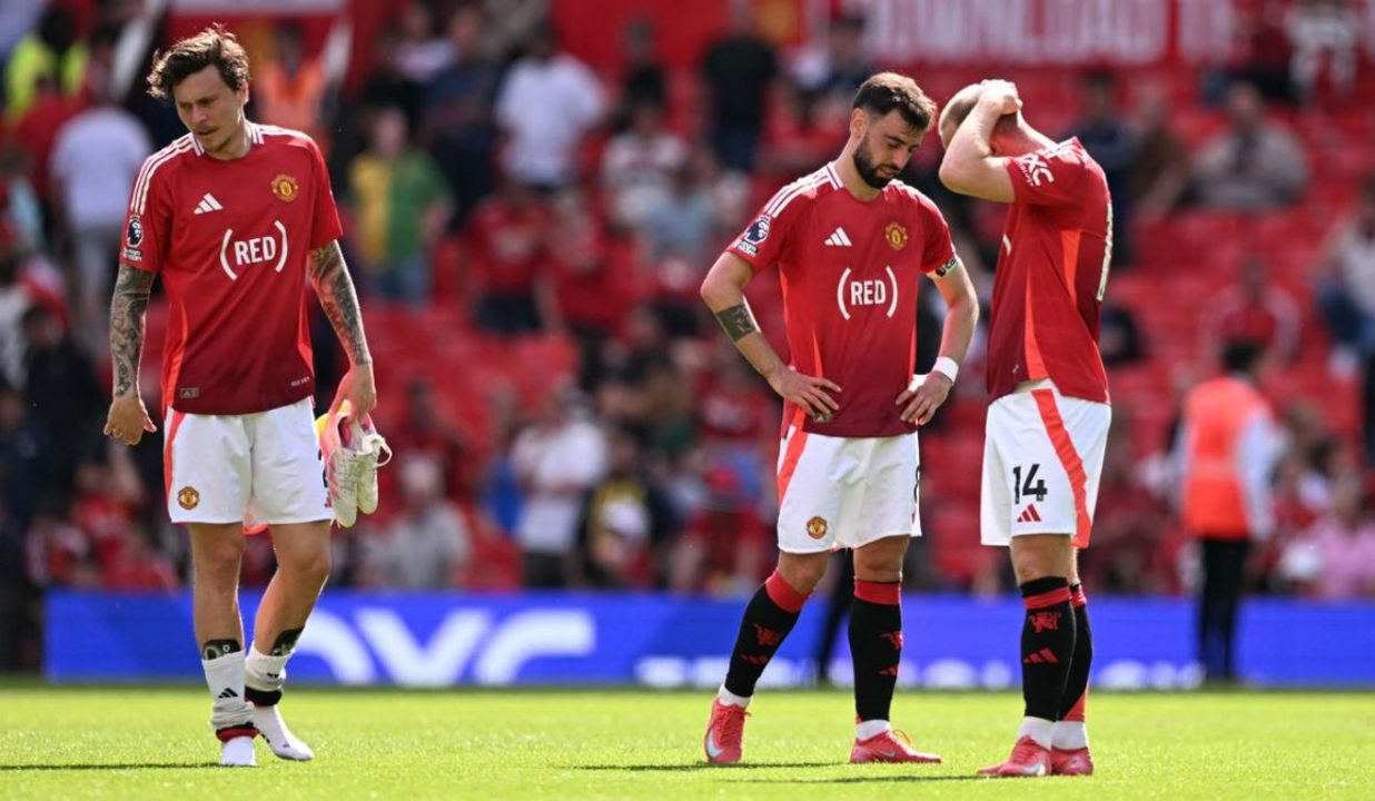Manchester United saat kalah dari Chelsea
