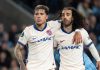 Marc cucurella bersama Enzo Fernandez di laga Djurgarden vs Chelsea