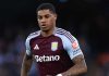 Marcus Rashford di laga Manchester City vs Aston Villa
