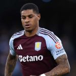 Marcus Rashford di laga Manchester City vs Aston Villa
