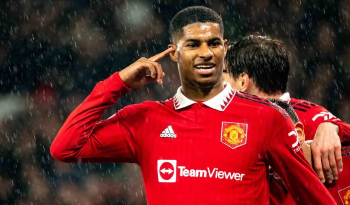 Marcus Rashford pemain Manchester United