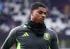 Marcus Rashford saat berlatih di tim Aston Villa