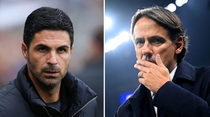 Mikel Arteta dan Simone Inzaghi