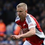 Oleksandr Zinchenko di laga Ipswich Town vs Arsenal