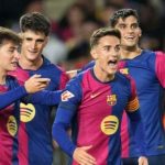 Para pemain muda Barcelona, dua di antaranya - plus Ansu Fati - akan hengkang