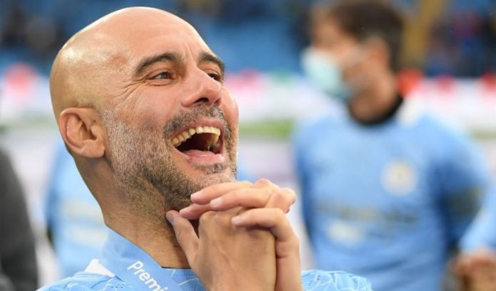 Pelatih Manchester City Pep Guardiola