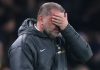 Pelatih Tottenham hotspur Ange Postecoglou
