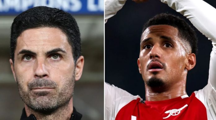 Pemain Arsenal William Saliba