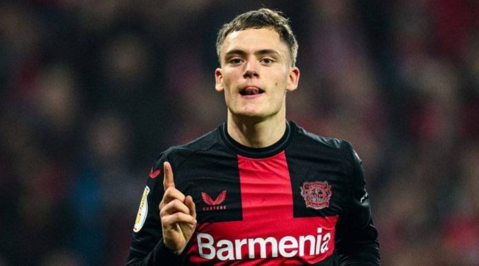 Pemain Bayer Leverkusen Florian Wirtz