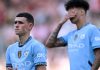 Pemain Manchester City saat ditahan imbang Southampton