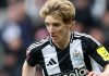 Pemain Newcastle United Anthony Gordon