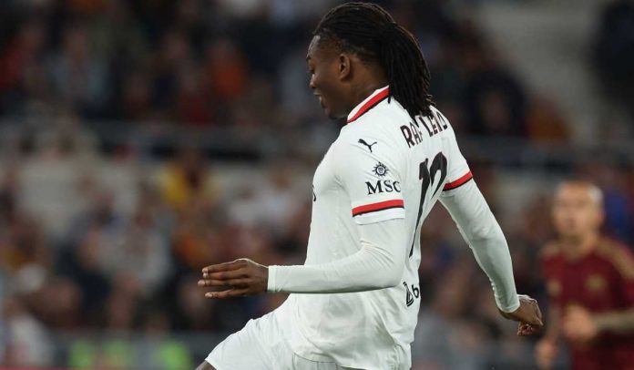 Rafael Leao di laga AS Roma vs AC Milan