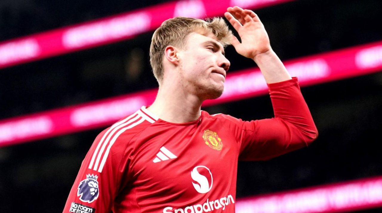 Rasmus Hojlund pemain Manchester United