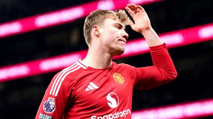 Rasmus Hojlund pemain Manchester United