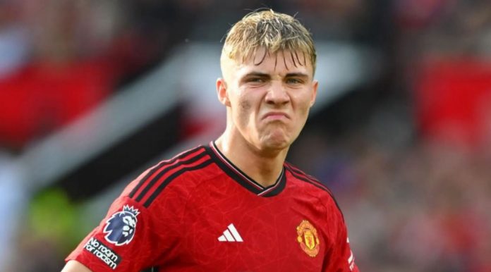 Rasmus Hojlund striker Manchester United