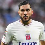 Rayan Cherki di laga Olympique Lyonnais vs Angers
