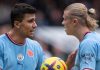 Rodri dan Erling Haaland - Manchester City