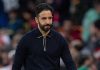 Ruben Amorim di laga Manchester United vs Athletic Bilbao