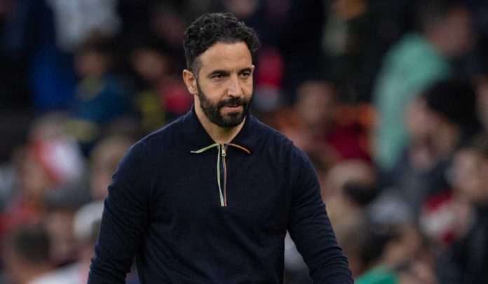 Ruben Amorim di laga Manchester United vs Athletic Bilbao