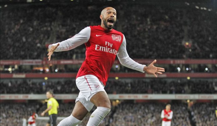 Thierry Henry mantan pemain dan legenda Arsenal