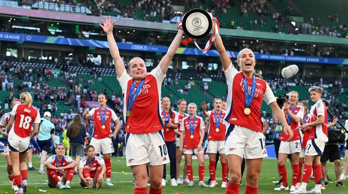Tim Arsenal Wanita juara Liga Champions