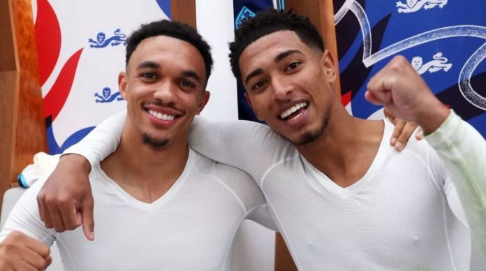 Trent Alexander-Arnold dan Jude Bellingham pemain Real Madrid